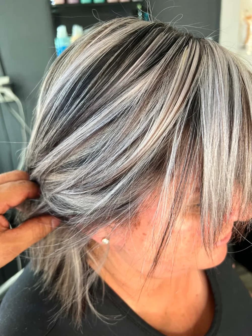 Color plata con money piece